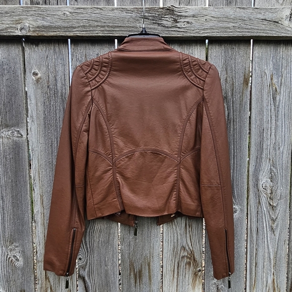 Jou Jou Moto Faux Leather Jacket - Picture 2 of 7
